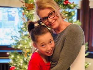 Sophie Walks, 11, and her mom, Dr. Amanda Dyson. 